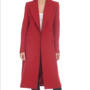 Avec Les Filles Double Breasted Wool Blend Coat